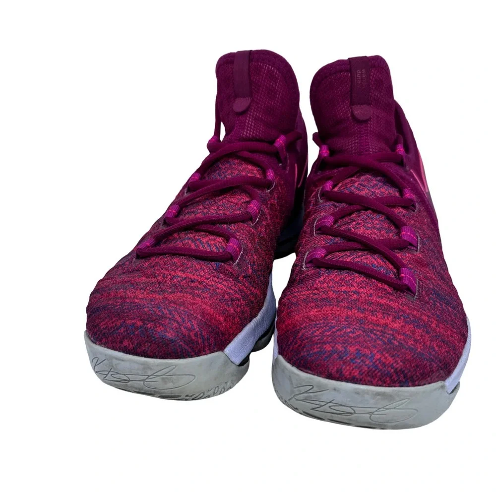 Nike‎ Zoom KD 9 GS Sneakers 855908-666 University Red/Palest Purple Size 7Y